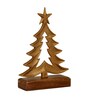 Aluminium Christmas Tree With Wooden Base