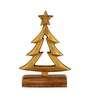 Aluminium Christmas Tree With Wooden Base