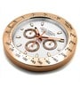 White Metal Chronograph Modern Wall Clock