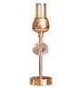Metal Crystal Cube Golden Candle Stand