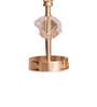 Metal Crystal Cube Golden Candle Stand