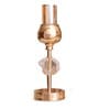 Metal Crystal Cube Golden Candle Stand