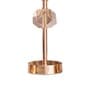Metal Crystal Cube Golden Candle Stand