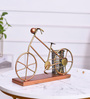Golden Metal Cycle Inspired Pen Holder
