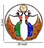 Metal Dancing Dolls with Traditional Wall Clock