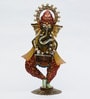 Metal Dancing Ganesha In Multicolour Wall Art