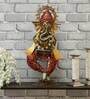 Metal Dancing Ganesha In Multicolour Wall Art