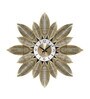 Metal Decorative Wall Clock  Gold Color