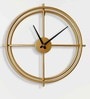Gold Metal Decorative Novelty Wall Clock