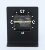 Metal desk clock Black Metal Table clock