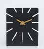 Metal desk clock Black Metal Table clock