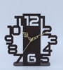 Elegant Black Metal Table clock