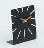 Metal desk clock Black Metal Table clock
