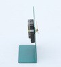 Metal desk clock Green Metal Table clock