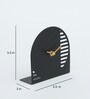 Metal desk clock Black Metal Table clock