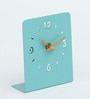 Turquoise Metal Table clock
