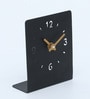 Metal desk clock Black Metal Table clock