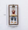 Wrought Iron Musician Doll Wall Art In Multicolour