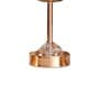 Metal Floral Glow Golden Candle Stand