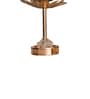 Metal Floral Glow Golden Candle Stand