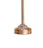 Metal Floral Glow Golden Candle Stand