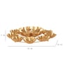 Metal Flower Kamal Cut Urli Single