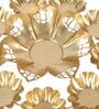 Metal Flower Kamal Cut Urli Single