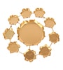 Metal Flower Nine Way Urli
