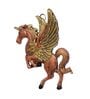 Iron Flying Unicorn Wall Art In Gold