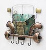 Metal Front Car Wall Art With Key Holder