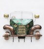 Metal Front Car Wall Art With Key Holder