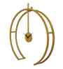 Metal Gold Double Ring Wall Clock