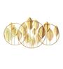 Aspen Green Gold Metal Wall Decor