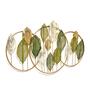 Aspen Green Gold Metal Wall Decor