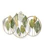 Aspen Green Gold Metal Wall Decor