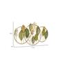 Aspen Green Gold Metal Wall Decor