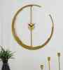 Metal Half Ring Piped Clock