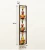 Metal Handpainted Decorative 3 Sardar Wall Hanging Frame In Multicolour