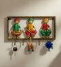 Metal handpainted Musician Key Holder in Multicolor