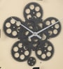 Ivory Metal Harold Modern Wall Clock