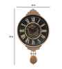 Metal Kent Pendulam Moving Gear Wall Clock