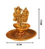 Metal Laxmi Ganesh Hand Diya