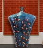 Metal Leaf Emborsed Vase