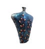 Metal Leaf Emborsed Vase