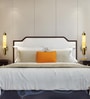Metal LED Wall Light with Marble Finish