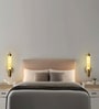 Metal LED Wall Light with Marble Finish