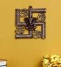 Iron Lord Ganesha Wall Art In Gold