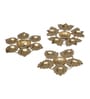 Metal Lotus & FLower Diya Urlies Set of 3