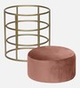Harlan Metal Seating Stool in Champagne Colour