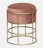 Harlan Metal Seating Stool in Champagne Colour